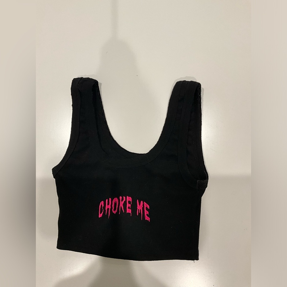Dolls Kill Choke Me crop top